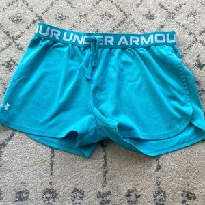 Under armor blue shorts